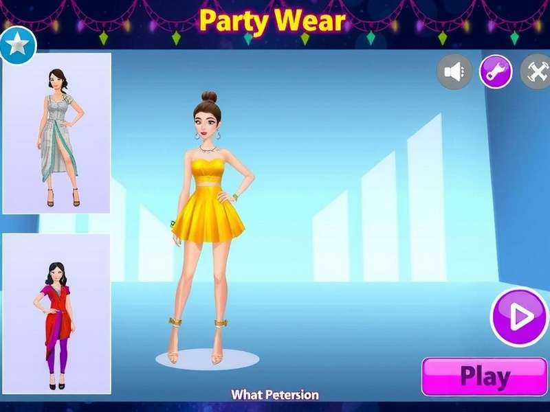 Party Wear Designer Game Screenshot