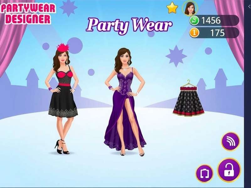 Party Wear Designer Interface